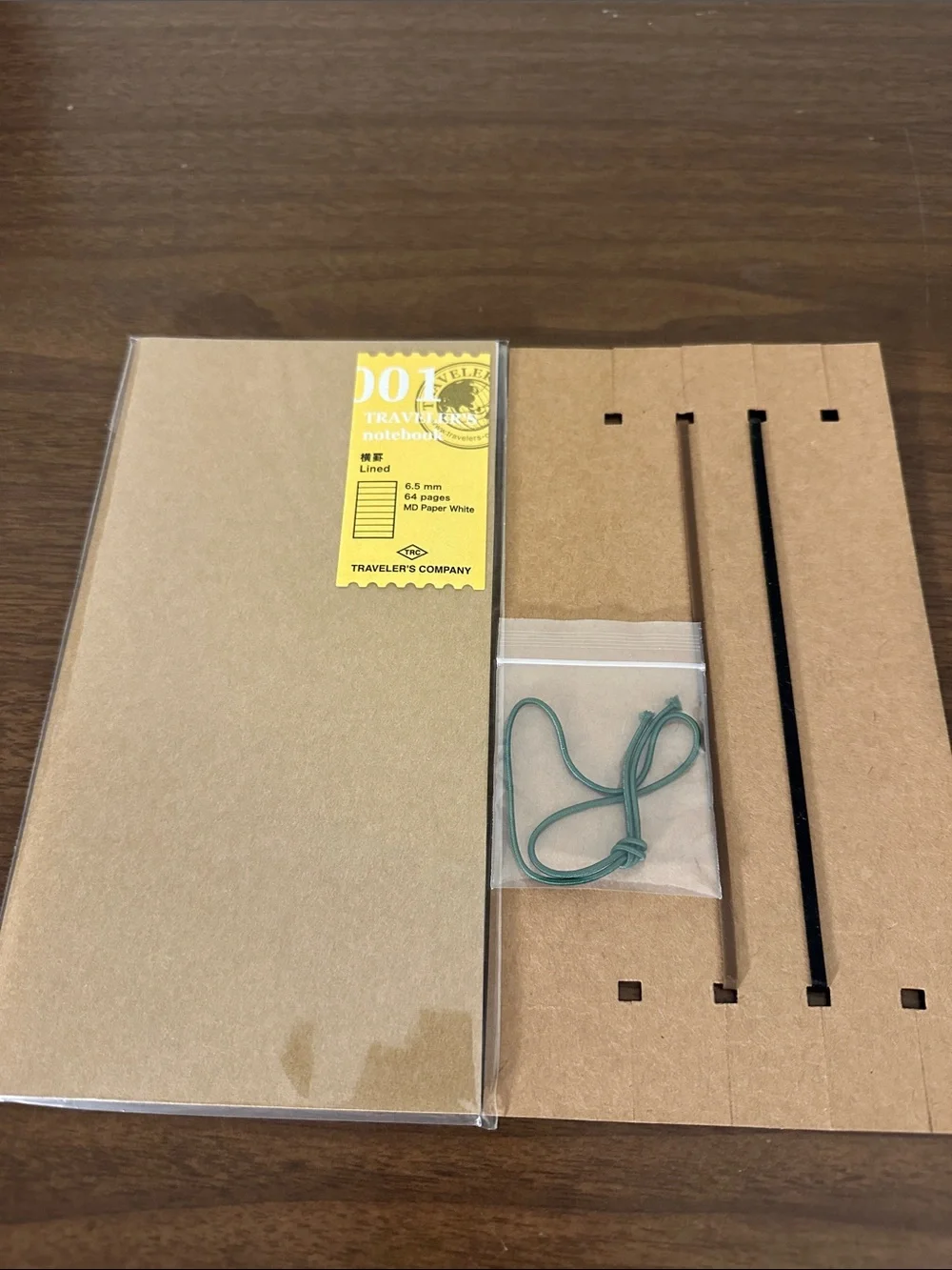 Traveler's Company Lined Refill Notebook with Bookmarks